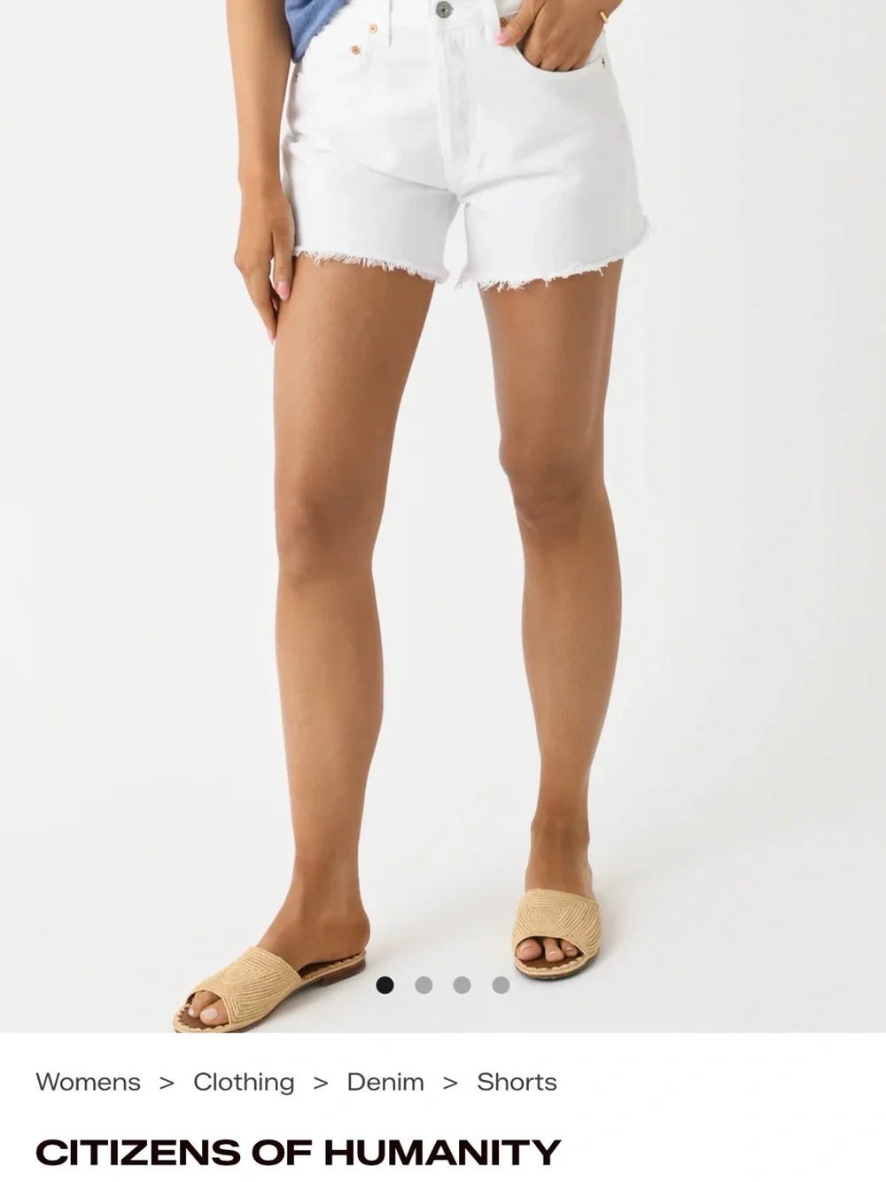 Citizens of Humanity Premium Vintage Short White